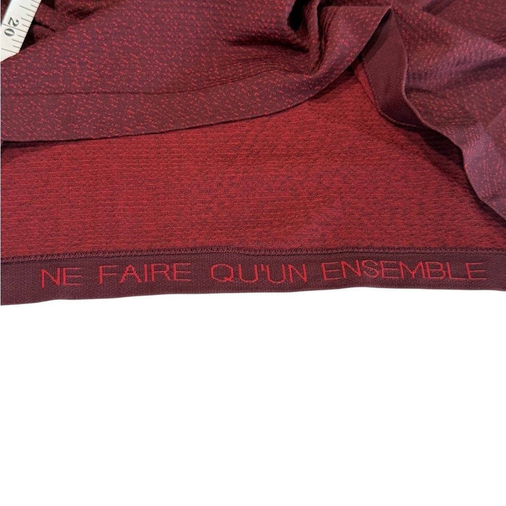 Lululemon 🇨🇦 Team Canada Swiftly Tech Short Sleeve 2.0 Maroon Burgundy Women's 8 - Picture 11 of 13